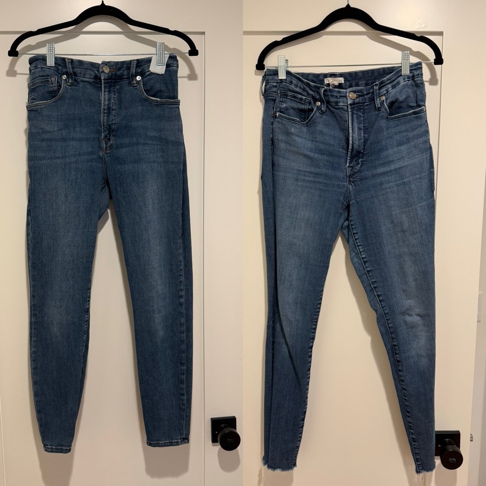 2 Pairs Good American Jeans